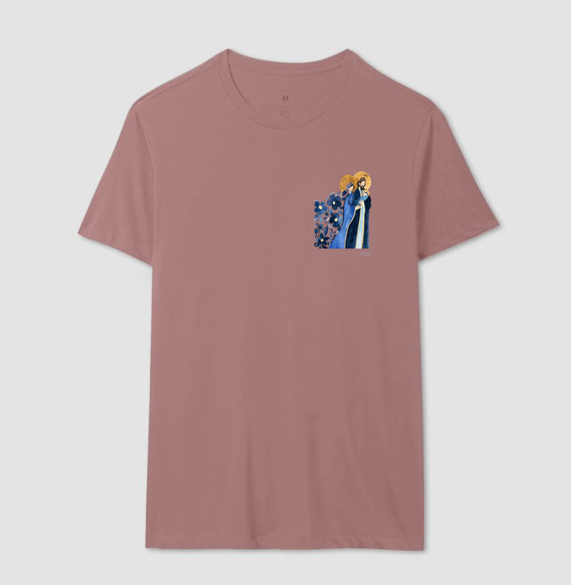 Sagrada Família - Aquarela azul bolso