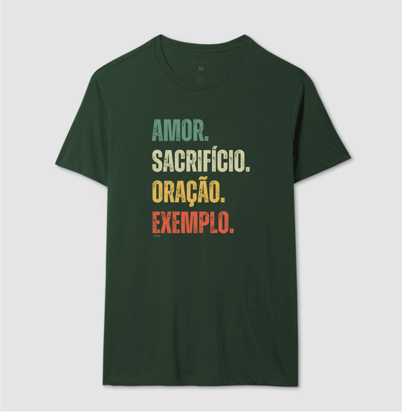 Pai é: amor, sacrifício, oração e exemplo