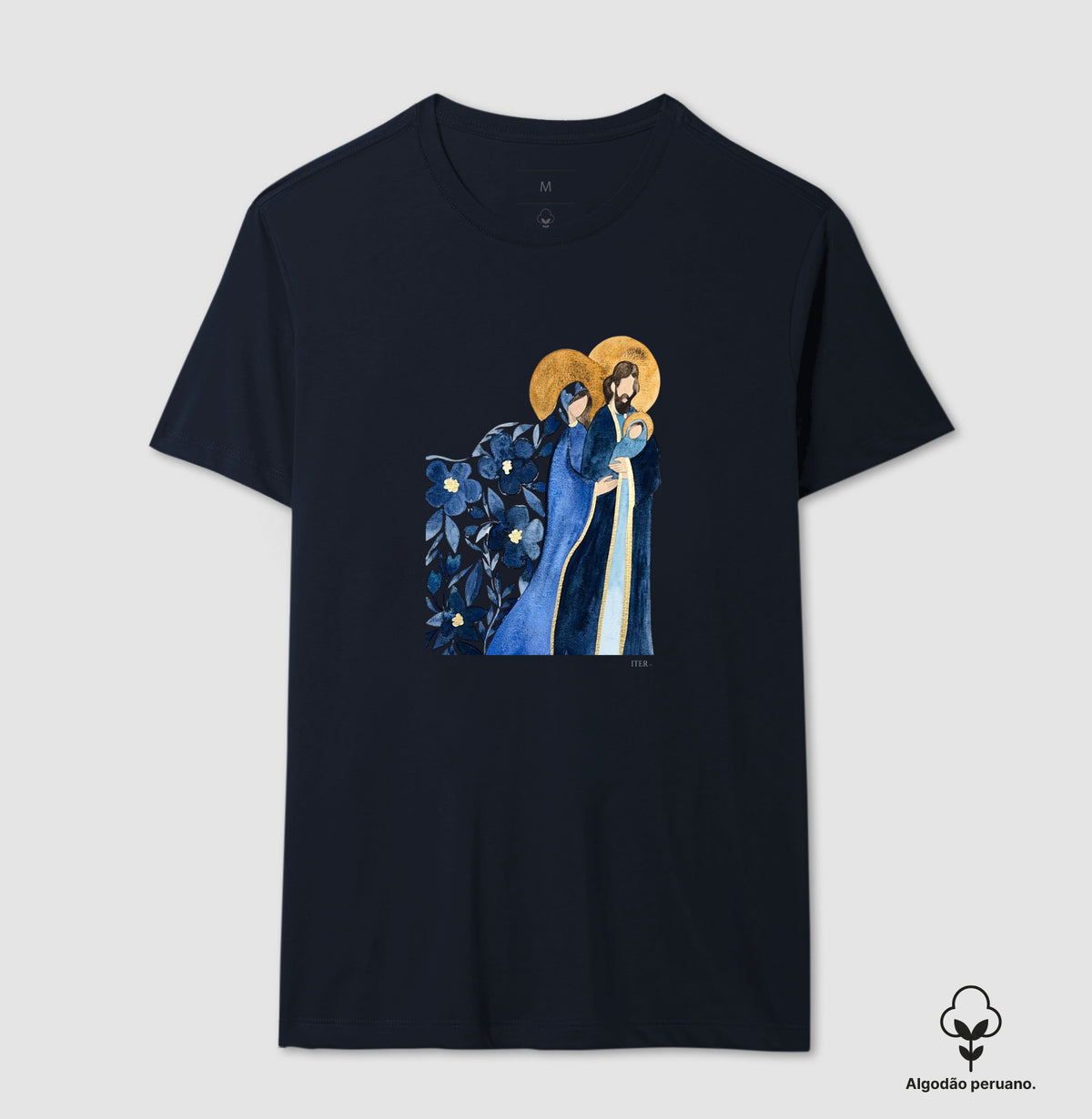 Sagrada Família - Aquarela blue - Premium