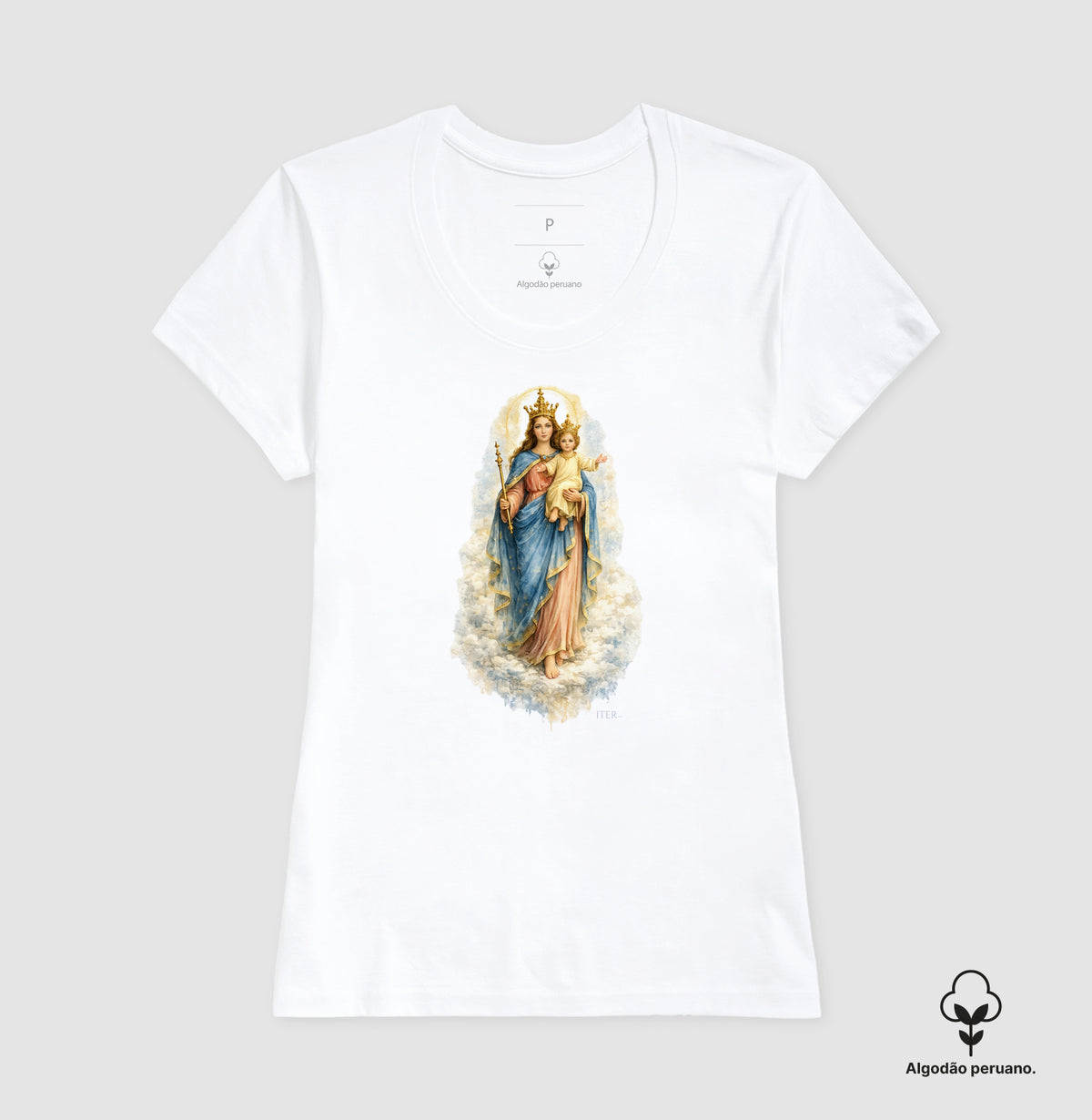 Nossa Senhora Auxiliadora, aquarela - Premium