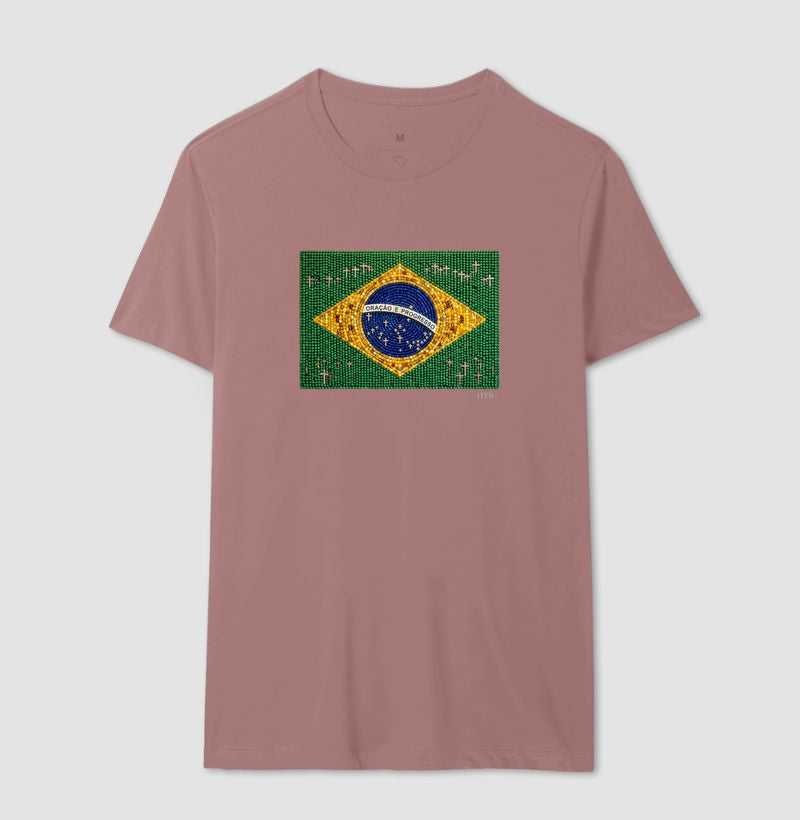 Oração e progresso - Bandeira de terço