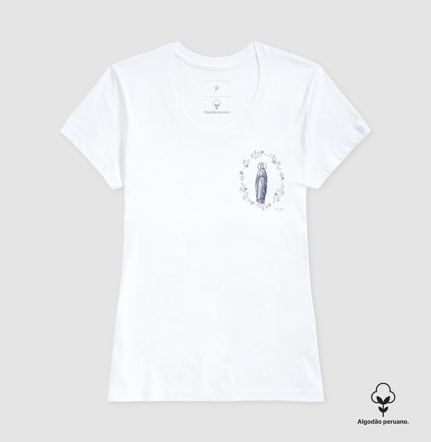 Mary & flowers - Premium