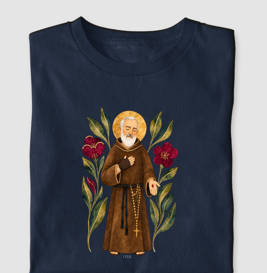 São Padre Pio, aquarela