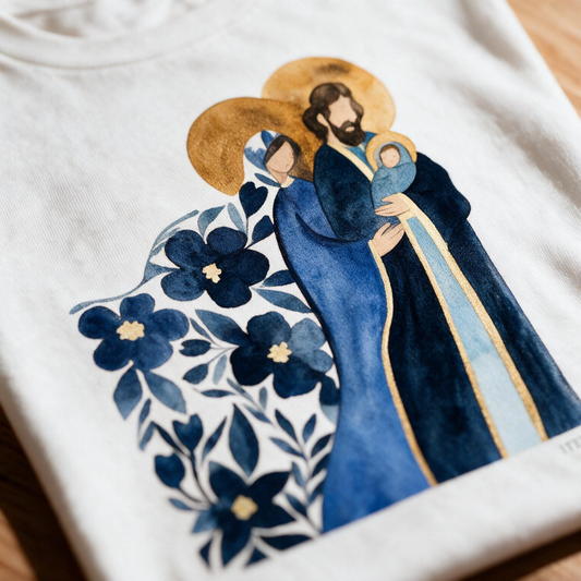 Sagrada Família - Aquarela blue
