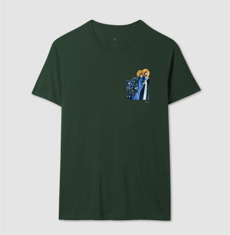 Sagrada Família - Aquarela azul bolso