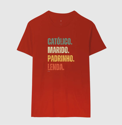 Católico. Marido. Padrinho. Lenda.