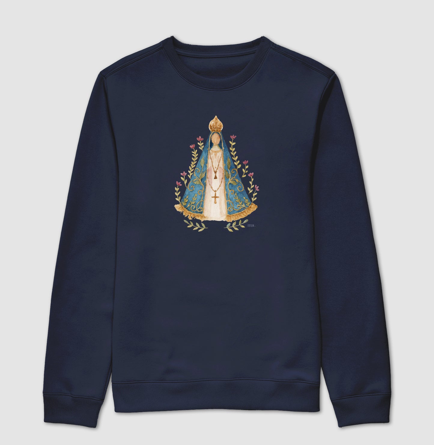 Suéter Moletom - Aquarela, N. Senhora Aparecida