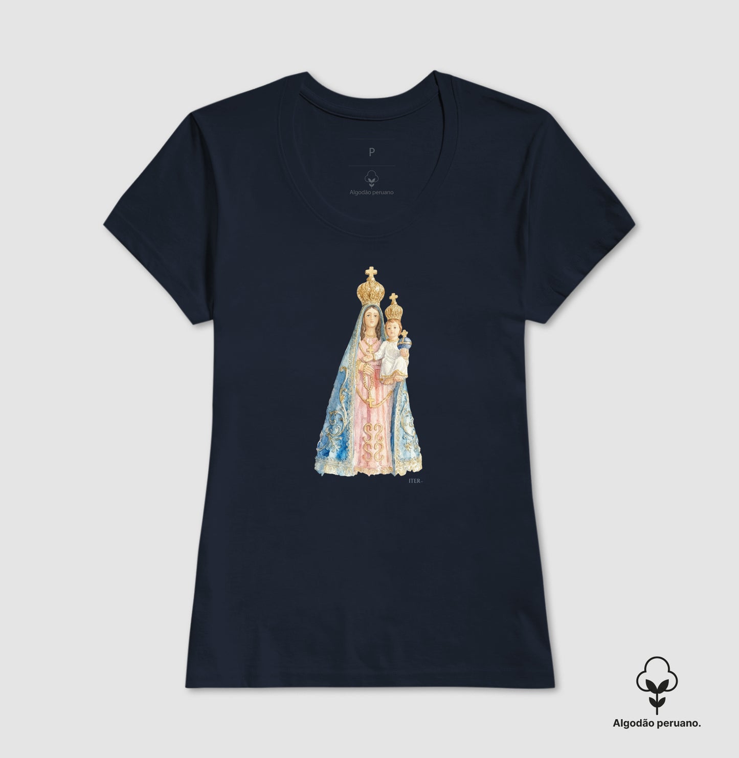 Nossa Senhora da Penha, aquarela - Premium