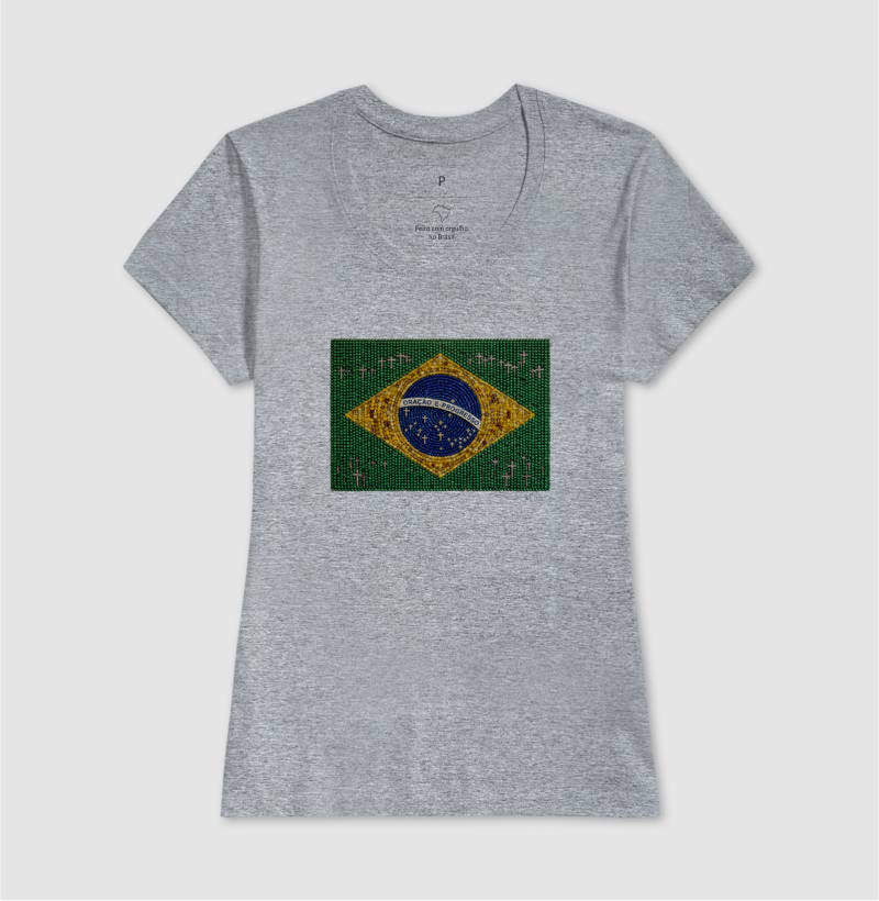 Oração e progresso - Bandeira de terço