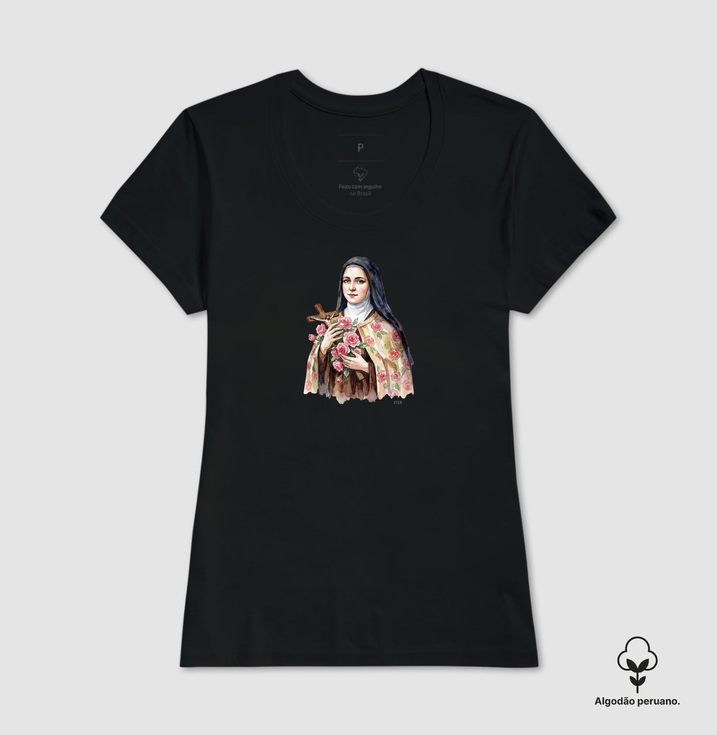 Santa Teresinha - aquarela - Premium