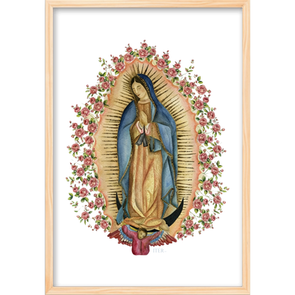 Quadro Caixa - Guadalupe, aquarela