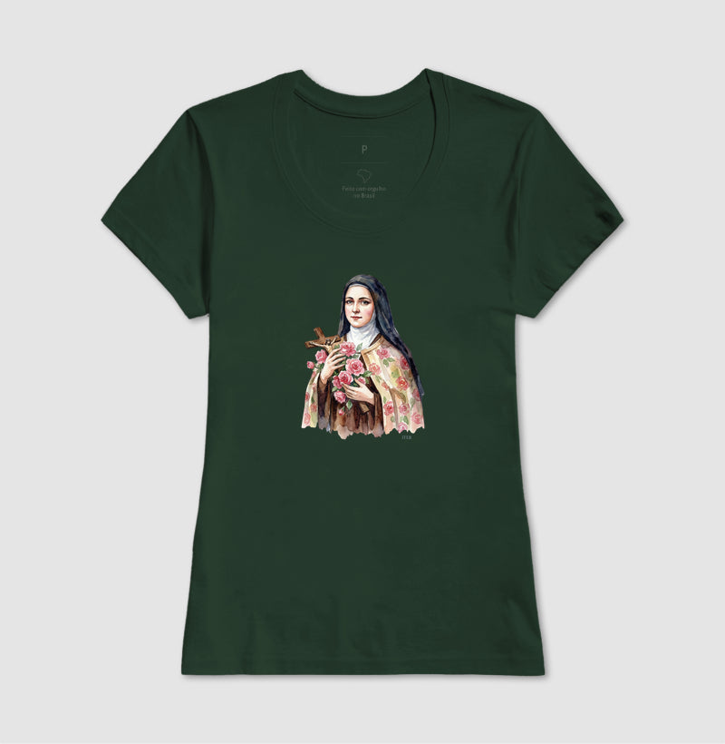 Santa Teresinha - aquarela