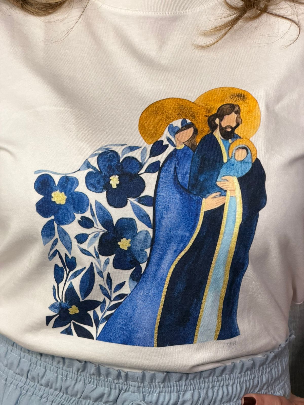 Sagrada Família - Aquarela blue