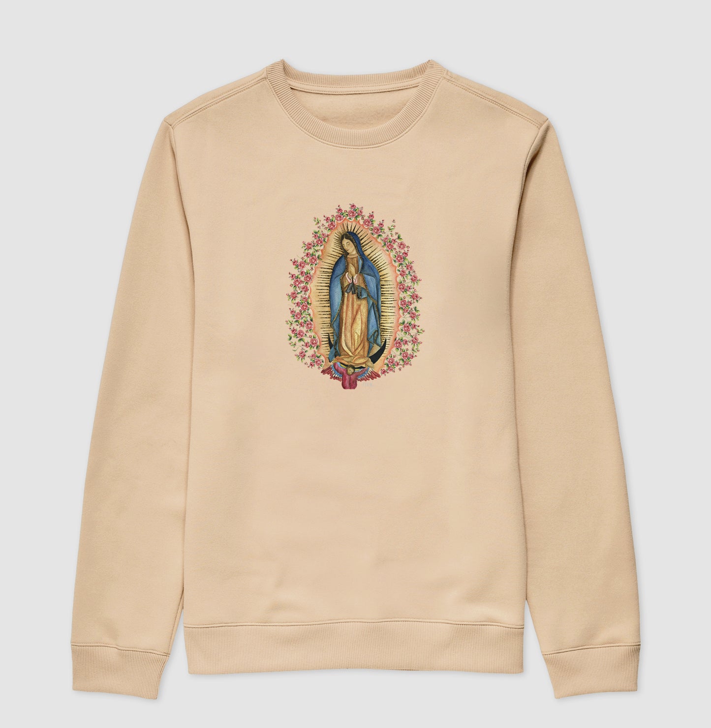 Suéter moletom - Guadalupe aquarela