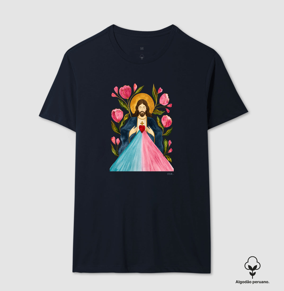 Jesus misericordioso, aquarela - Premium