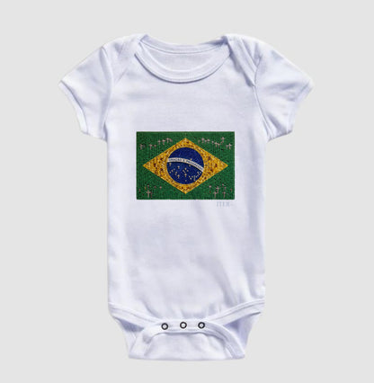 Body - Oração e progresso - Bandeira de terço, bolso