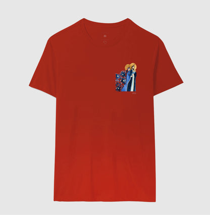 Sagrada Família - Aquarela azul bolso