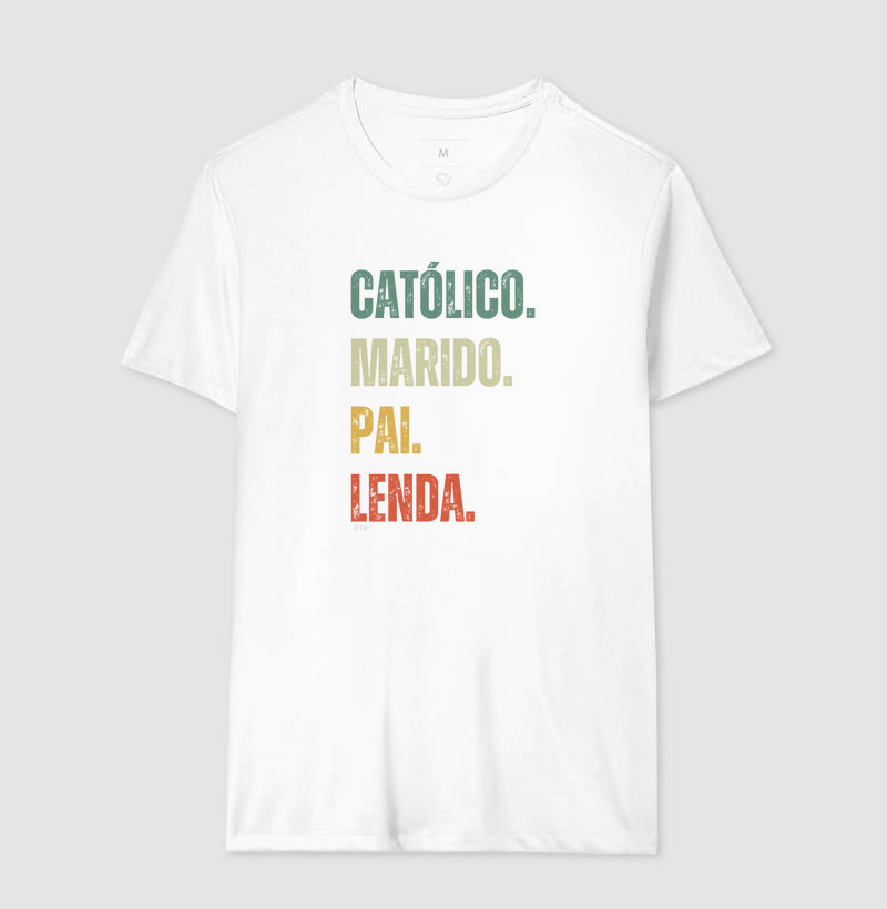 Católico. Marido. Pai. Lenda.