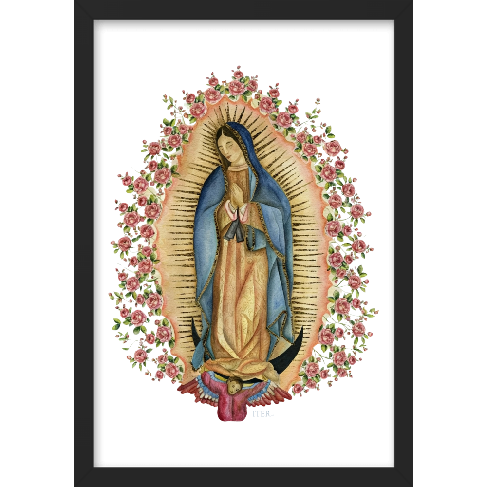 Quadro Caixa - Guadalupe, aquarela