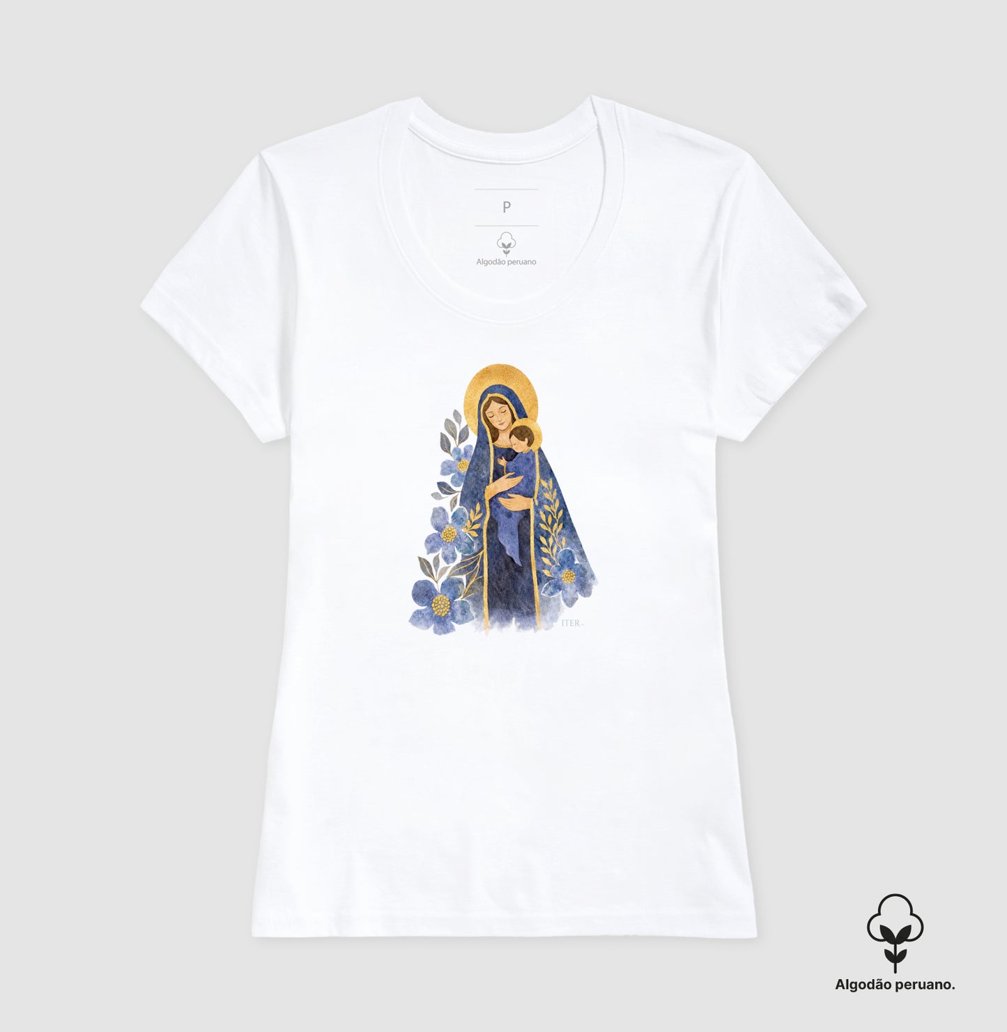 Mãe do céu, aquarela - Premium