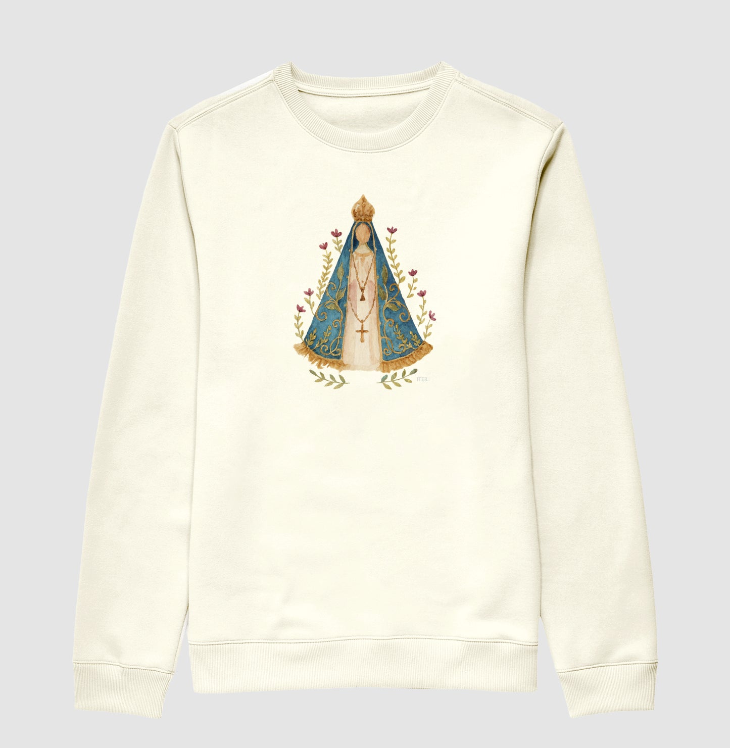 Suéter Moletom - Aquarela, N. Senhora Aparecida