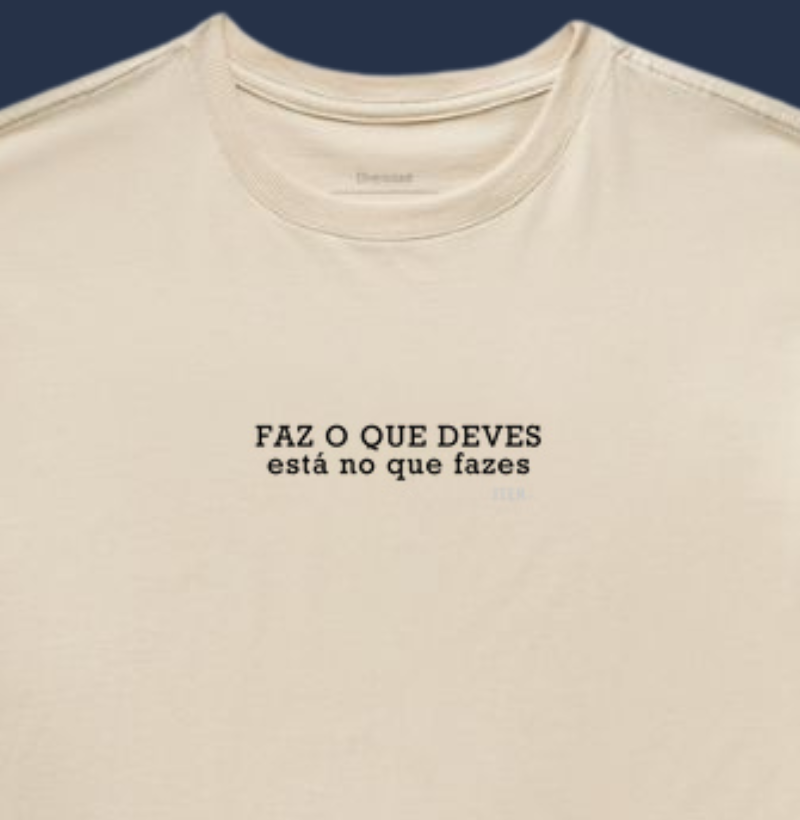 Oversized - Faz o que deves, está no que fazes