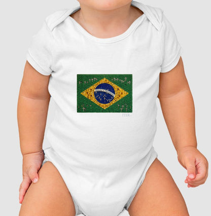 Body - Oração e progresso - Bandeira de terço, bolso