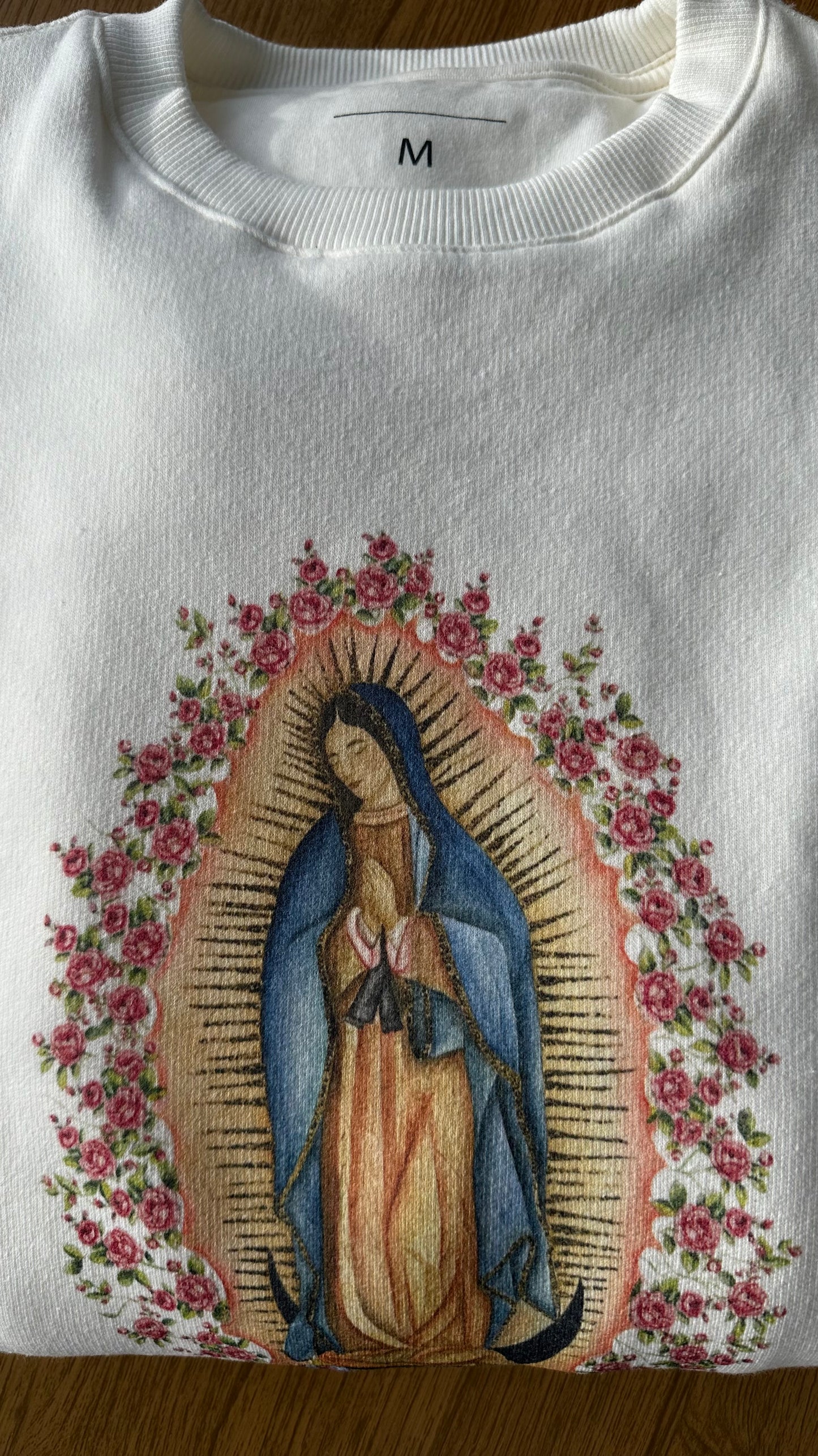 Suéter moletom - Guadalupe aquarela