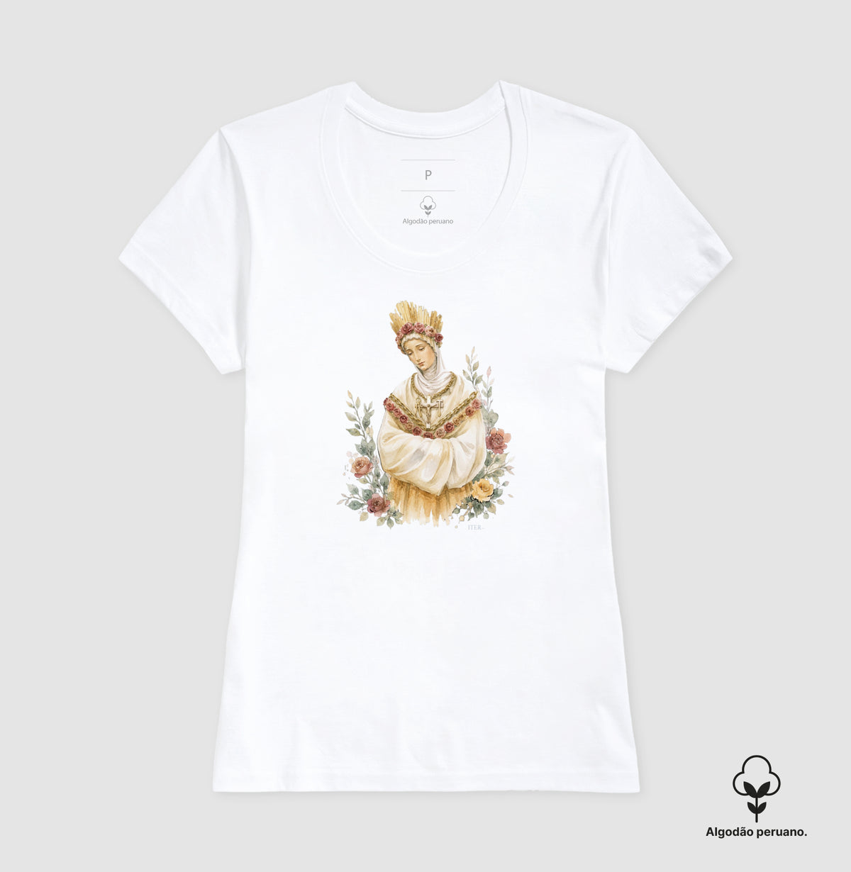 Nossa Senhora de La Salette, aquarela - Premium