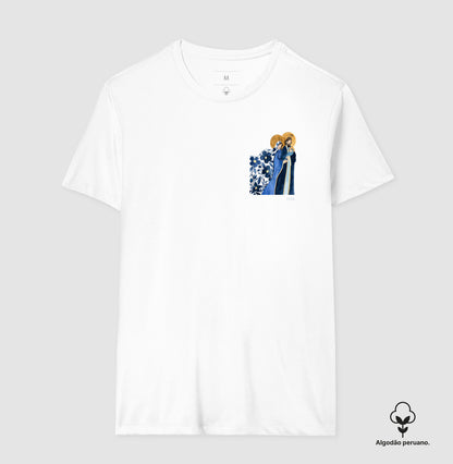 Sagrada Família - Aquarela azul bolso
