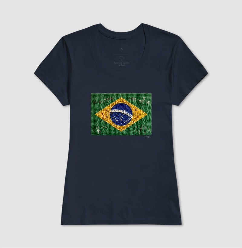 Oração e progresso - Bandeira de terço