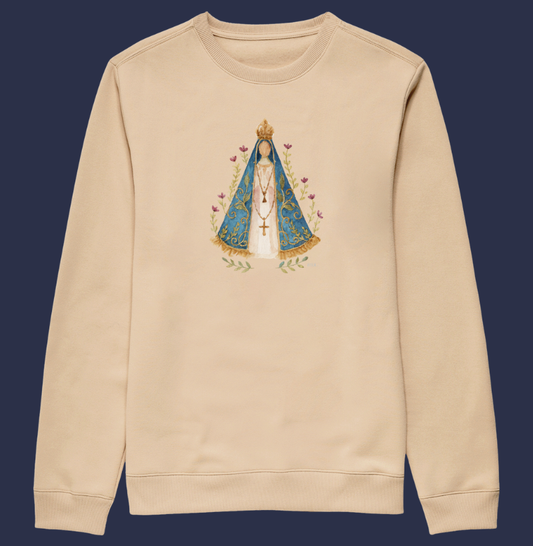 Suéter Moletom - Aquarela, N. Senhora Aparecida
