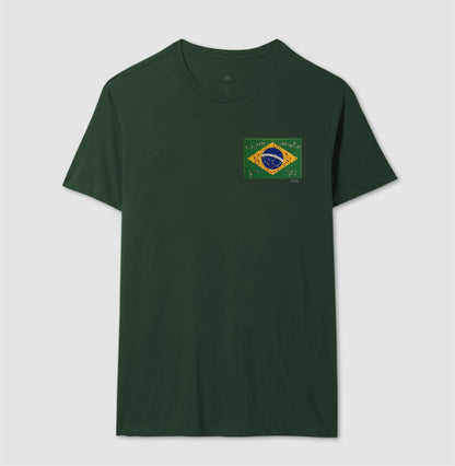 Oração e progresso - Bandeira de terço, bolso