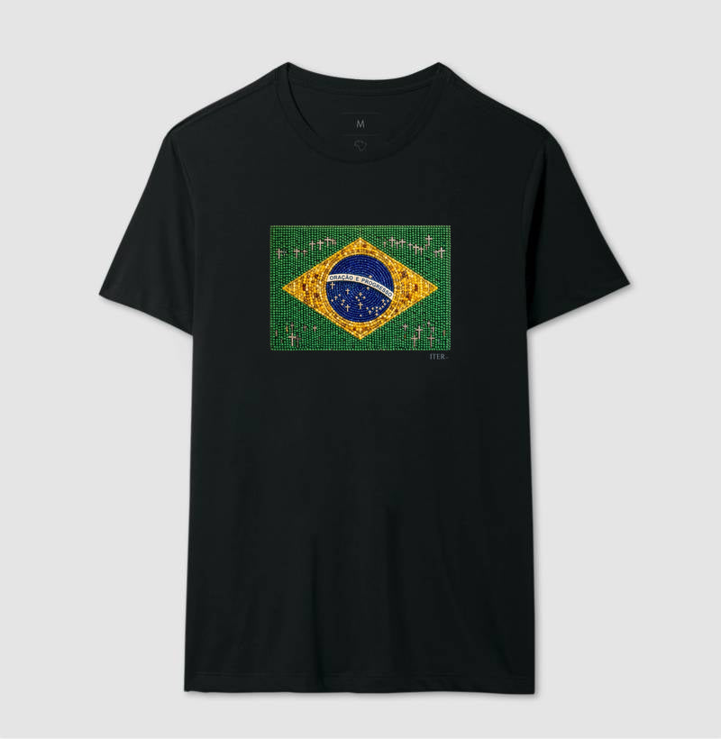 Oração e progresso - Bandeira de terço