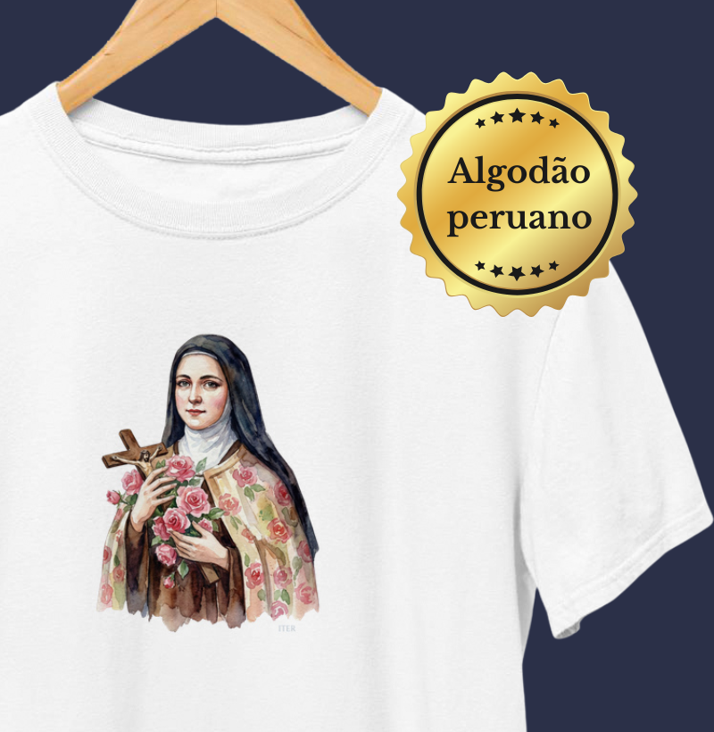 Santa Teresinha - aquarela - Premium