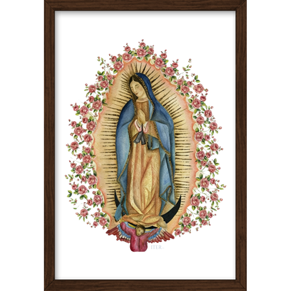 Quadro Caixa - Guadalupe, aquarela