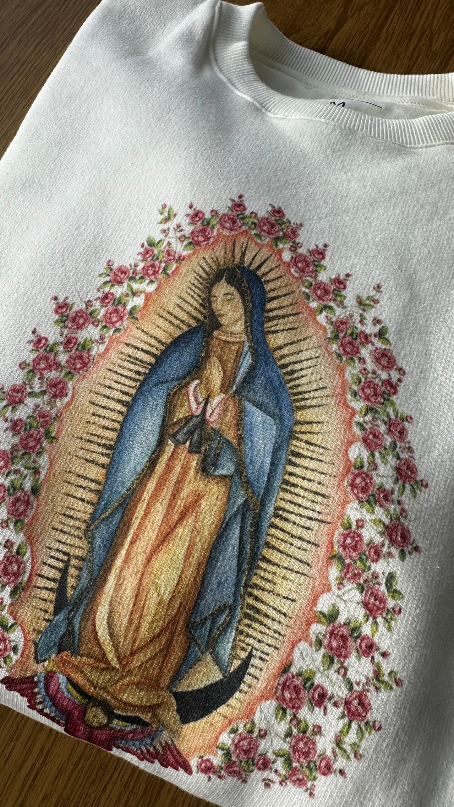 Suéter moletom - Guadalupe aquarela