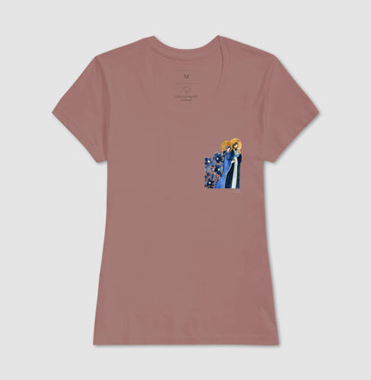Sagrada Família - Aquarela azul bolso