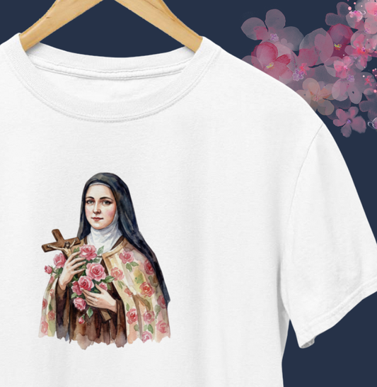 Santa Teresinha - aquarela