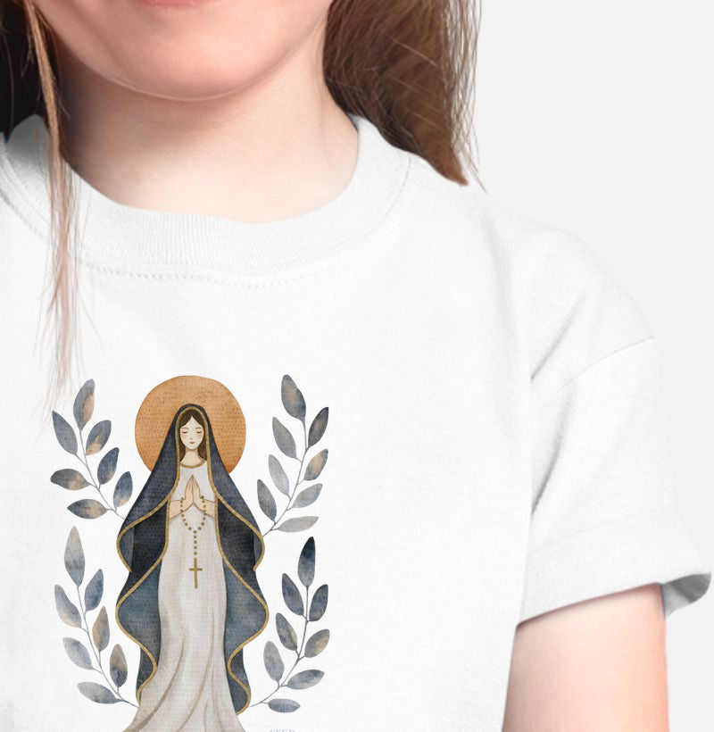 Infantil - Mãe que intercede, aquarela