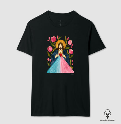 Jesus misericordioso, aquarela - Premium