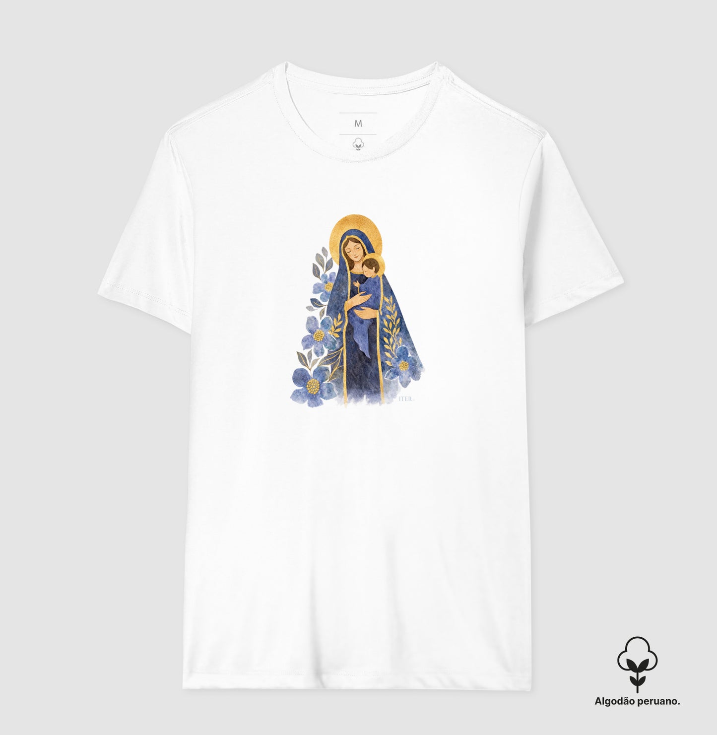 Mãe do céu, aquarela - Premium