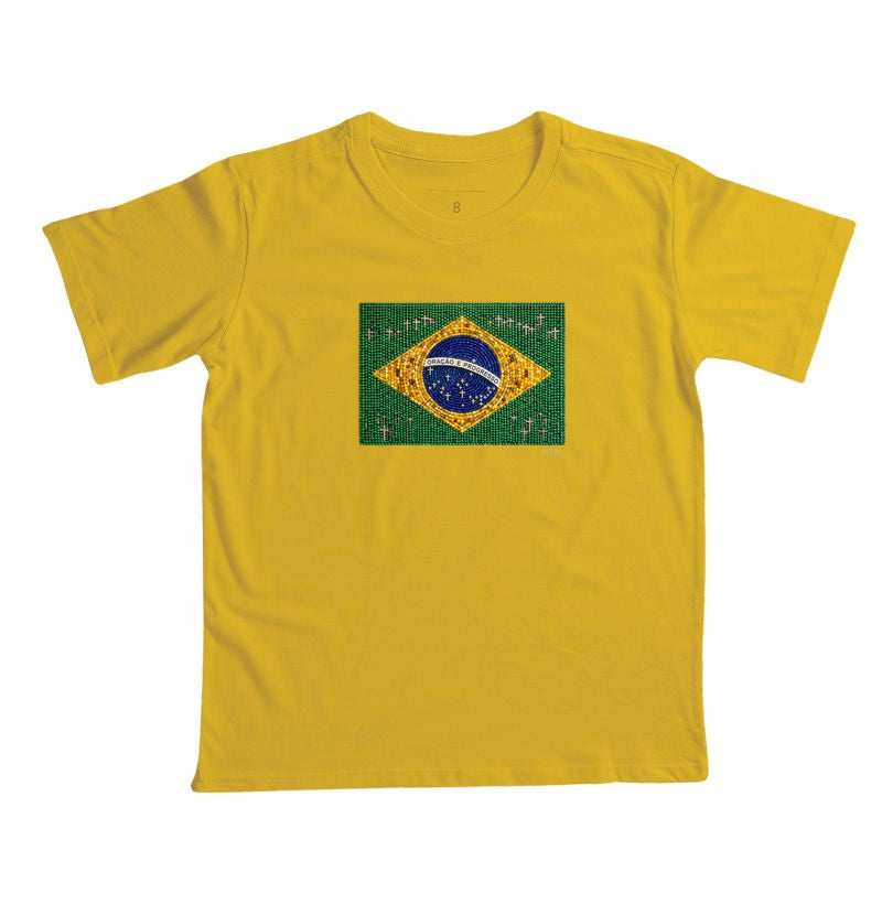 Infantil - Oração e progresso - Bandeira de terço