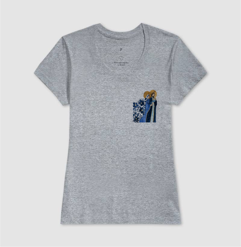 Sagrada Família - Aquarela azul bolso