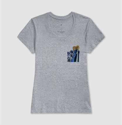 Sagrada Família - Aquarela azul bolso