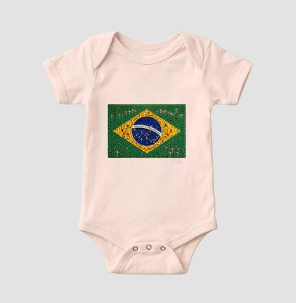 Body - Oração e progresso - Bandeira de terço, bolso