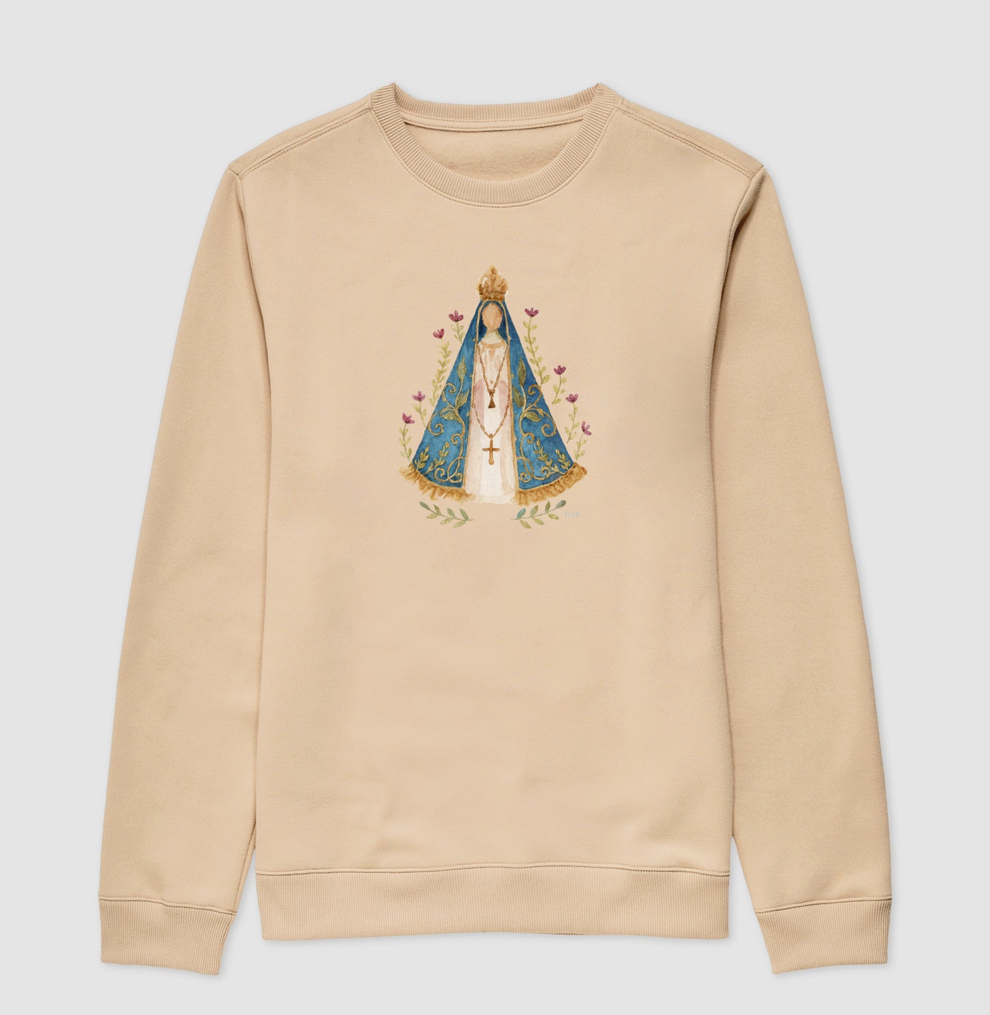 Suéter Moletom - Aquarela, N. Senhora Aparecida