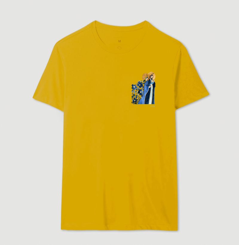 Sagrada Família - Aquarela azul bolso