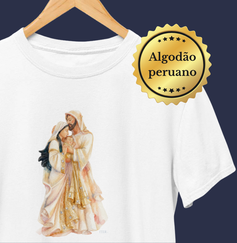 Sagrada Família em pé - Aquarela - Premium
