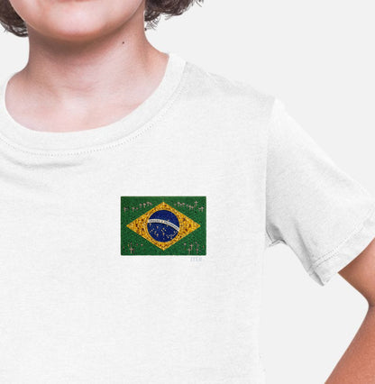 Infantil - Oração e progresso - Bandeira de terço, bolso